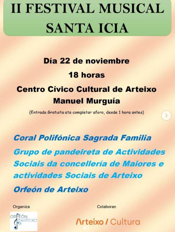 II Festival Musical Santa Icía en Arteixo