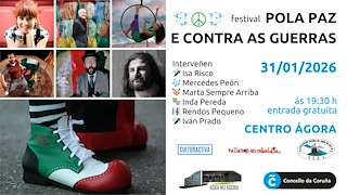 Fechas, información, programa, cartel, imágenes, mapa y ubicación de Festival Pola Paz e Contra as Guerras (2026)  en  A Coruña