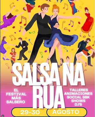 Fechas, información, programa, cartel, imágenes, mapa y ubicación de XV Festival Salsa na Rúa  en  Ribeira