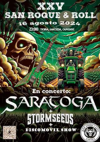 Fechas, información, programa, cartel, imágenes, mapa y ubicación de XXV Festival San Roque & Roll  en  Maceda