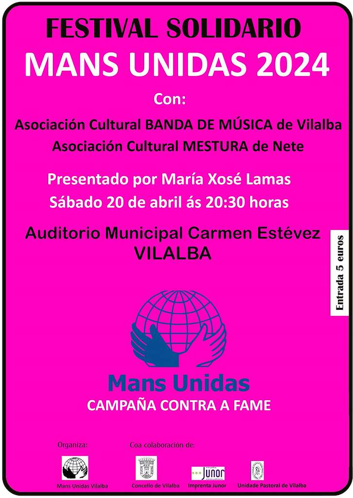 Festival Solidario Mans Unidas (2024) en Vilalba