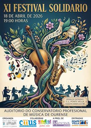 Fechas, información, programa, cartel, imágenes, mapa y ubicación de XI Festival Solidario (2026) en Ourense