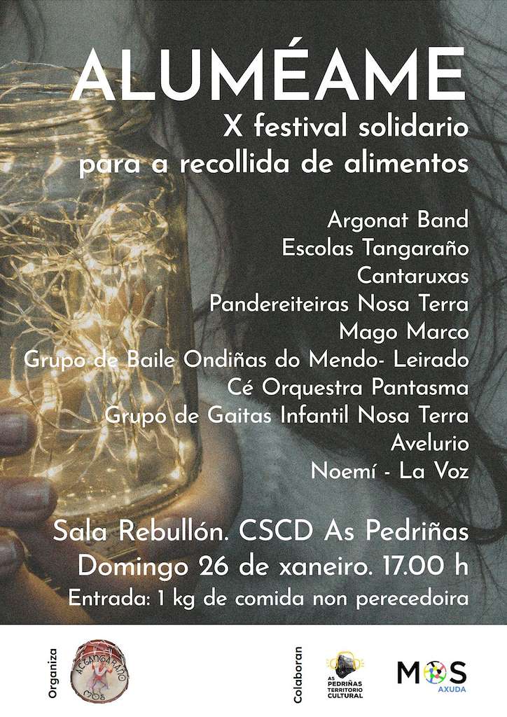 IX Festival Solidario para a Recollida de Alimentos - Aluméame en Mos