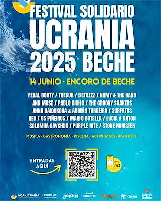 Fechas, información, programa, cartel, imágenes, mapa y ubicación de Festival Solidario Ucrania de Beche  en  Abegondo