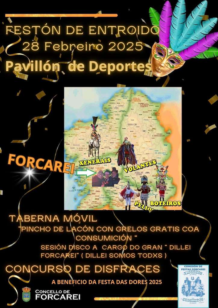 Festón de Entroido en Forcarei