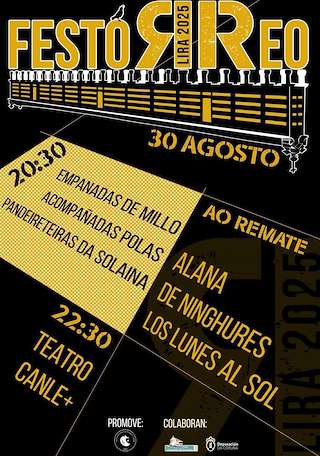 Fechas, información, programa, cartel, imágenes, mapa y ubicación de Festórreo de Lira  en  Carnota