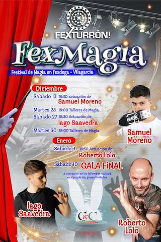 Fechas, información, programa, cartel, imágenes, mapa y ubicación de FexMagia (2025-2026)  en  Vilagarcía de Arousa