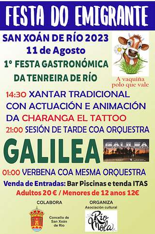 Fiesta del Emigrante en San Xoán de Río