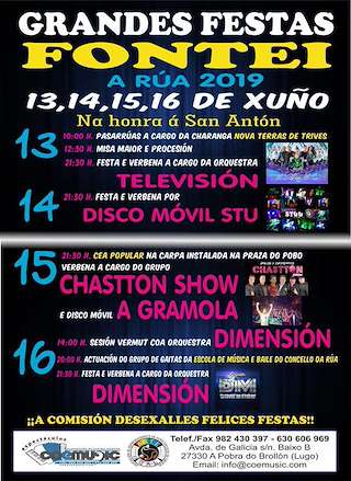 Fiesta Patronal de San Antón de Fontei en A Rúa