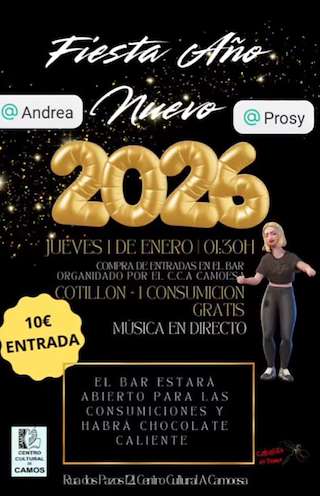 Fechas, información, programa, cartel, imágenes, mapa y ubicación de Fiesta Año Nuevo de Camos (2025)  en  Nigrán