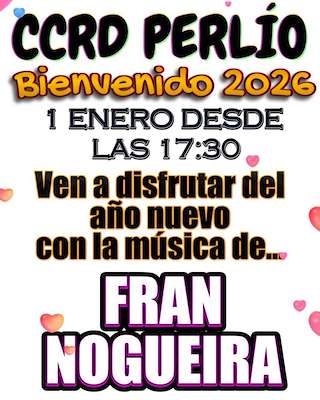 Fechas, información, programa, cartel, imágenes, mapa y ubicación de Fiesta Año Nuevo de Perlío (2026)  en  Fene