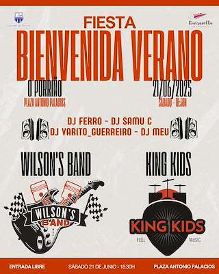 Fechas, información, programa, cartel, imágenes, mapa y ubicación de Fiesta Bienvenida Verano  en  O Porriño