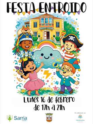 Fechas, información, programa, cartel, imágenes, mapa y ubicación de Fiesta de Carnaval de la Sociedad A Unión (2026)  en  Sarria