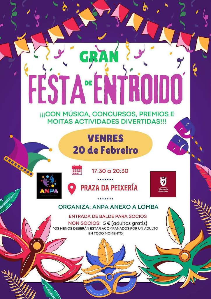 Fiesta de Carnaval del Anexo A Lomba  (2026) en Vilagarcía de Arousa