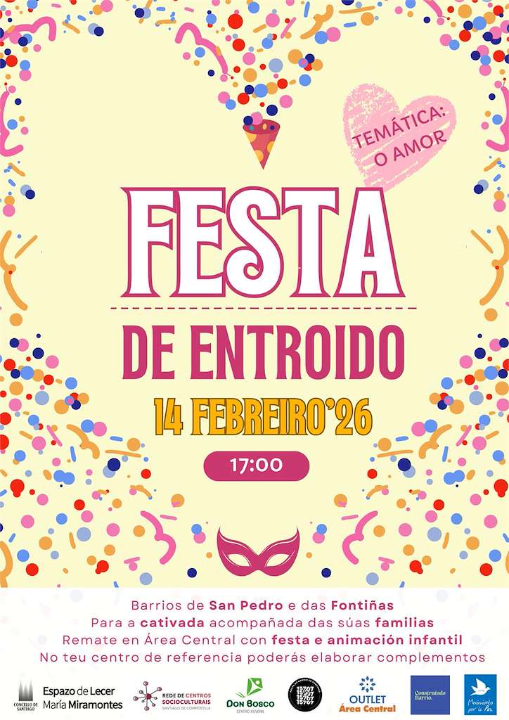 Fiesta de Carnaval del Barrio de San Pedro y Fontiñas en Santiago de Compostela
