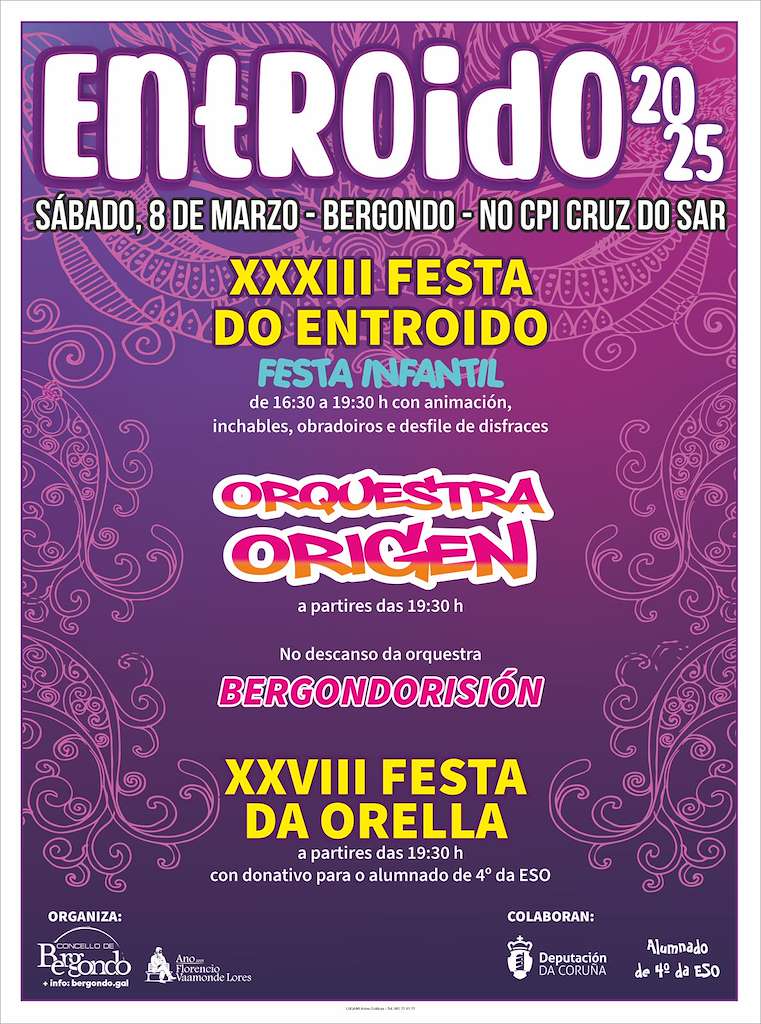 XXXIII Fiesta de Carnaval del CPI Cruz do Sar en Bergondo