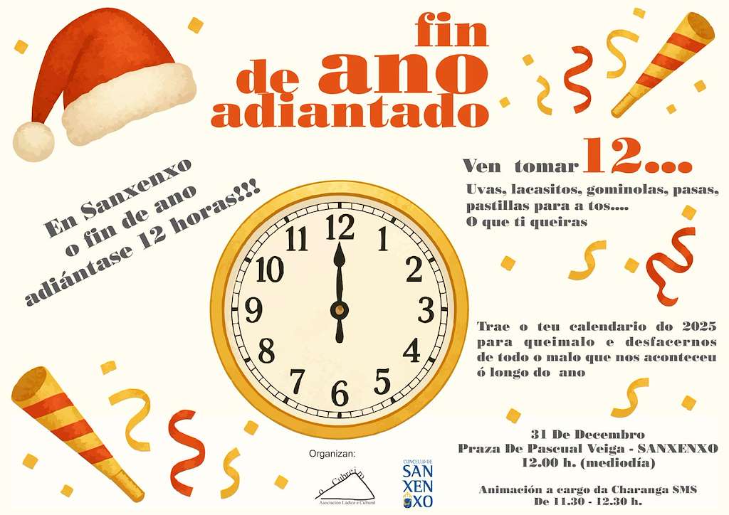 Fiesta de Fin de Año Adelantado (2025) en Sanxenxo