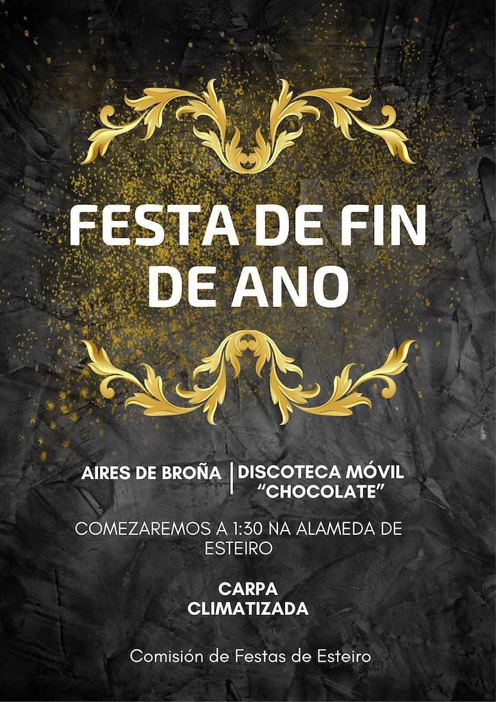 Fiesta de Fin de Año de Esteiro en Muros
