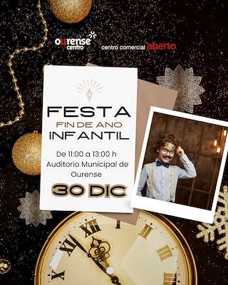 Fechas, información, programa, cartel, imágenes, mapa y ubicación de Fiesta de Fin de Año Infantil (2025)  en  Ourense