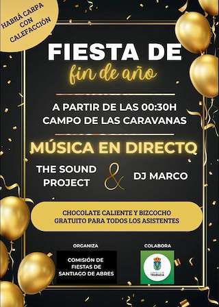 Fechas, información, programa, cartel, imágenes, mapa y ubicación de Fiesta de Fin de Año  en  Trabada