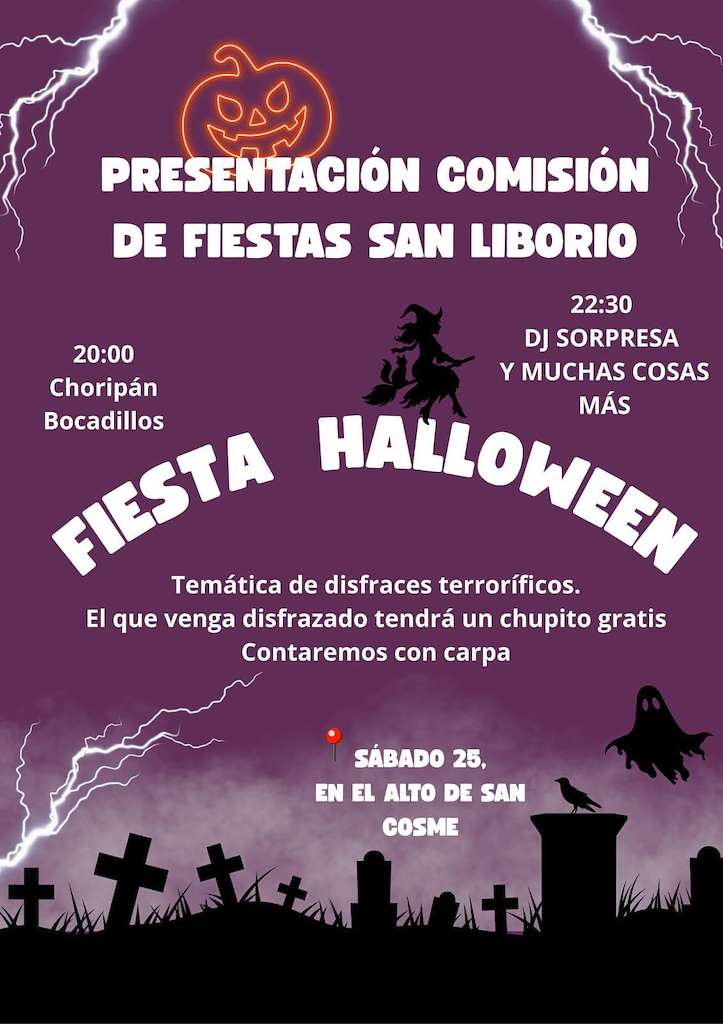 Fiesta de Halloween de Cela en Mos