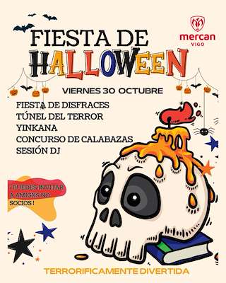 Fechas, información, programa, cartel, imágenes, mapa y ubicación de Fiesta de Halloween del Mercantil (2026)  en  Vigo