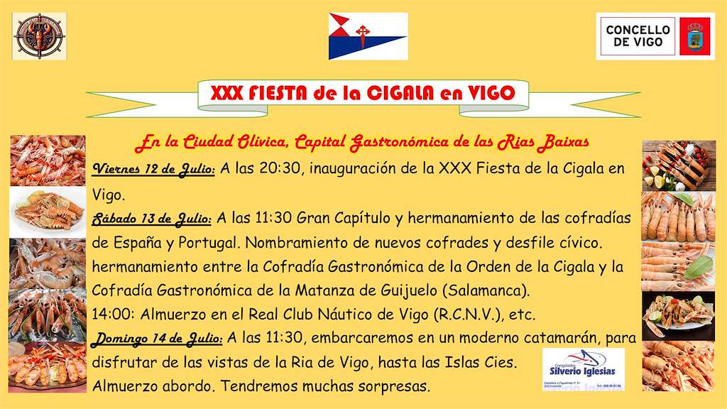 XXX Fiesta de la Cigala en Vigo