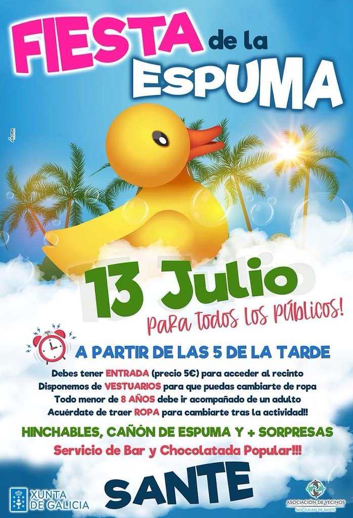 Fiesta de la Espuma de Sante  en Trabada