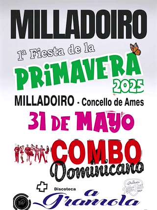 Fechas, información, programa, cartel, imágenes, mapa y ubicación de Fiesta de la Primavera de Milladoiro   en  Ames