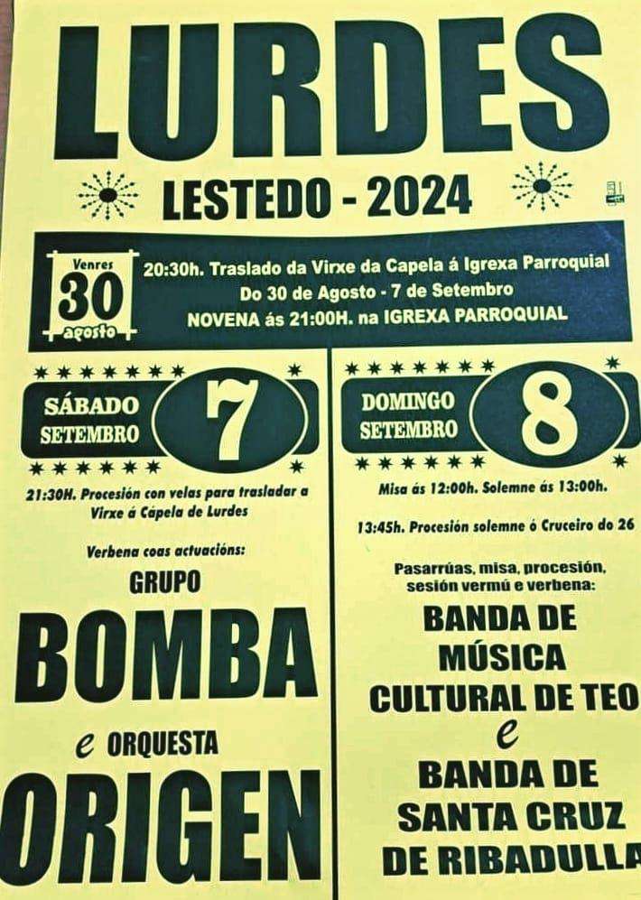 Fiesta de Lourdes de Lestedo en Boqueixón