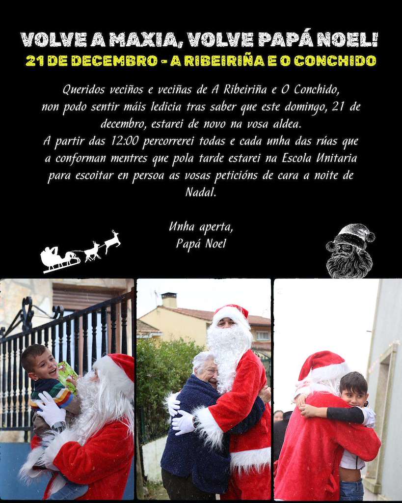 Fiesta de Navidad de A Ribeiriña y Conchido en A Pobra do Caramiñal