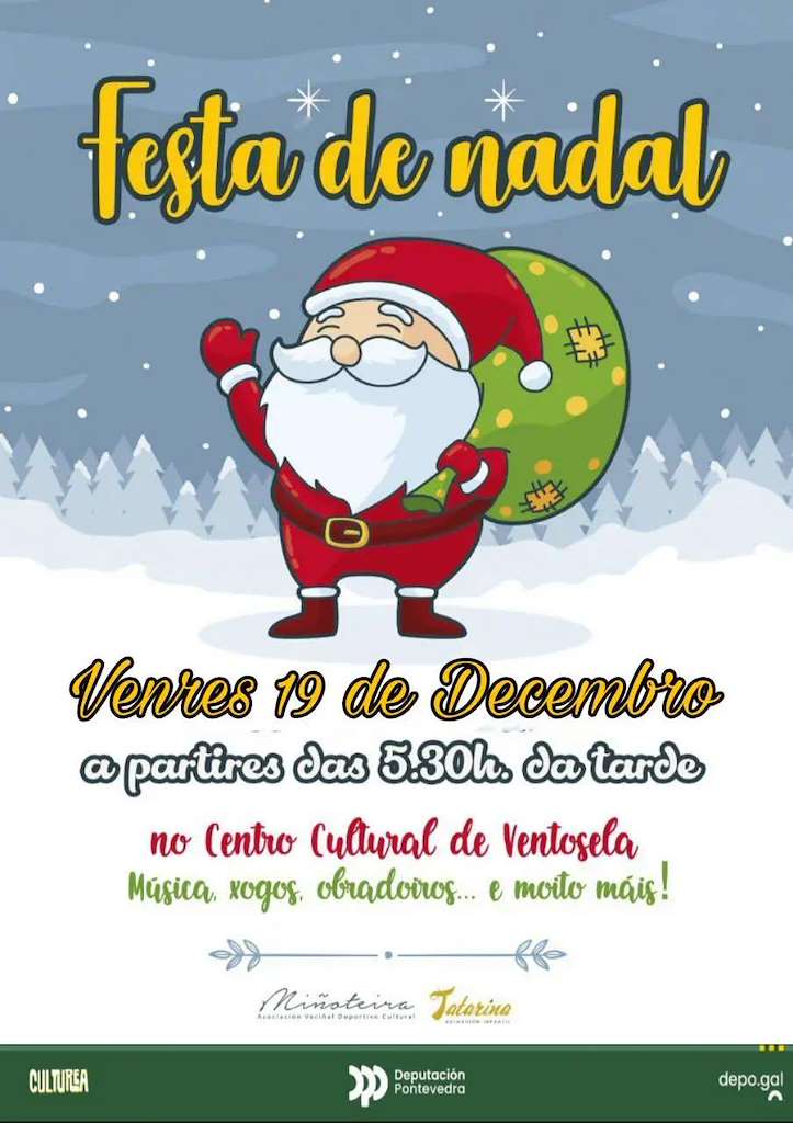 Fiesta de Navidad de Ventosela (2025) en Redondela