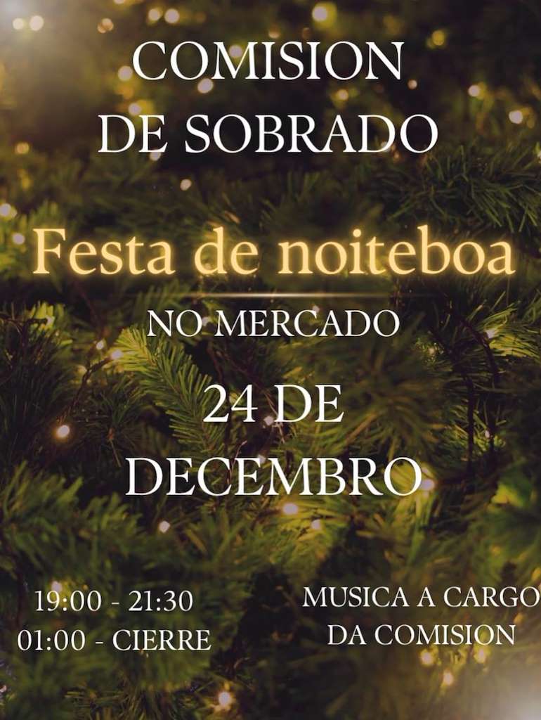 Fiesta de Nochebuena  en Sobrado