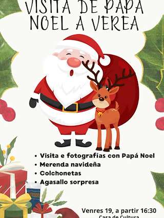 Fechas, información, programa, cartel, imágenes, mapa y ubicación de Fiesta de Papá Noel (2025)  en  Verea