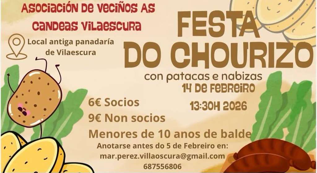 Fiesta del Chorizo de Vilaescura (2026) en Sober