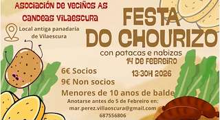 Fechas, información, programa, cartel, imágenes, mapa y ubicación de Fiesta del Chorizo de Vilaescura (2026)  en  Sober
