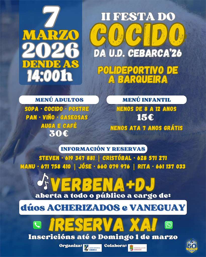 II Fiesta del Cocido (2026) en Cerdido