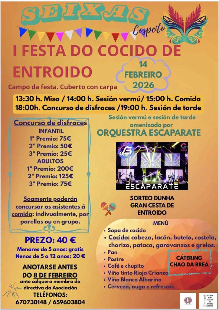 I Fiesta del Cocido de Carnaval de Seixas  en Cospeito