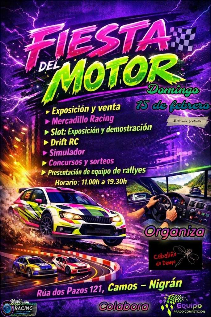 Fiesta del Motor de Camos en Nigrán