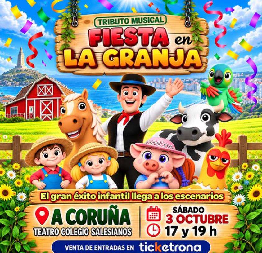 Fiesta en la Granja - Tributo Musical (2026) en A Coruña