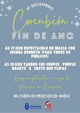 Fechas, información, programa, cartel, imágenes, mapa y ubicación de Fiesta Fin de Año (2025)  en  Corcubión