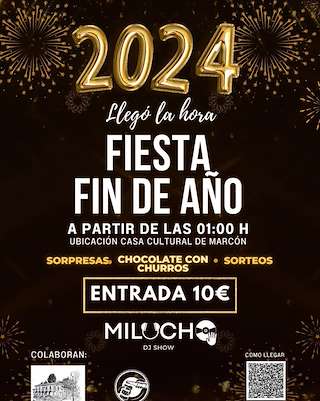 Fechas, información, programa, cartel, imágenes, mapa y ubicación de Fiesta Fin de Año de Marcón  en  Pontevedra