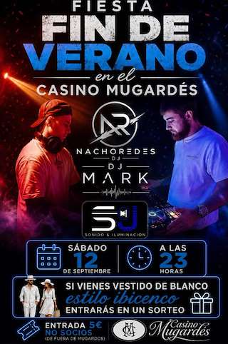 Fechas, información, programa, cartel, imágenes, mapa y ubicación de Fiesta Fin de Verano del Casino (2026)  en  Mugardos