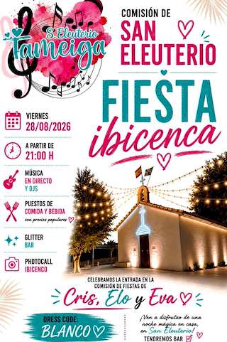 Fechas, información, programa, cartel, imágenes, mapa y ubicación de Fiesta Ibicenca de Tameiga (2026)  en  Mos