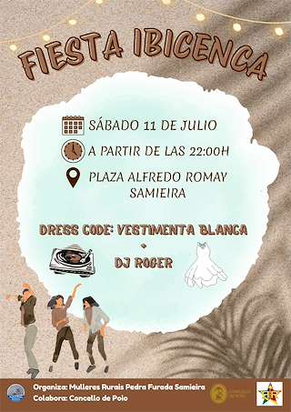 Fechas, información, programa, cartel, imágenes, mapa y ubicación de Fiesta Ibicenca (2026)  en  Poio