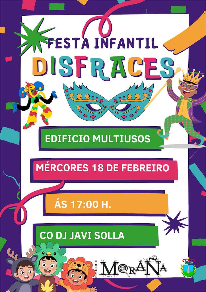 Fiesta Infantil de Disfraces en Moraña