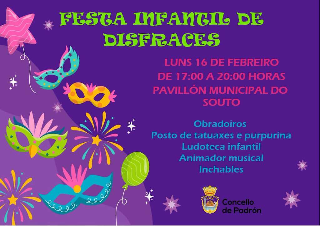 Fiesta Infantil de Disfraces  en Padrón