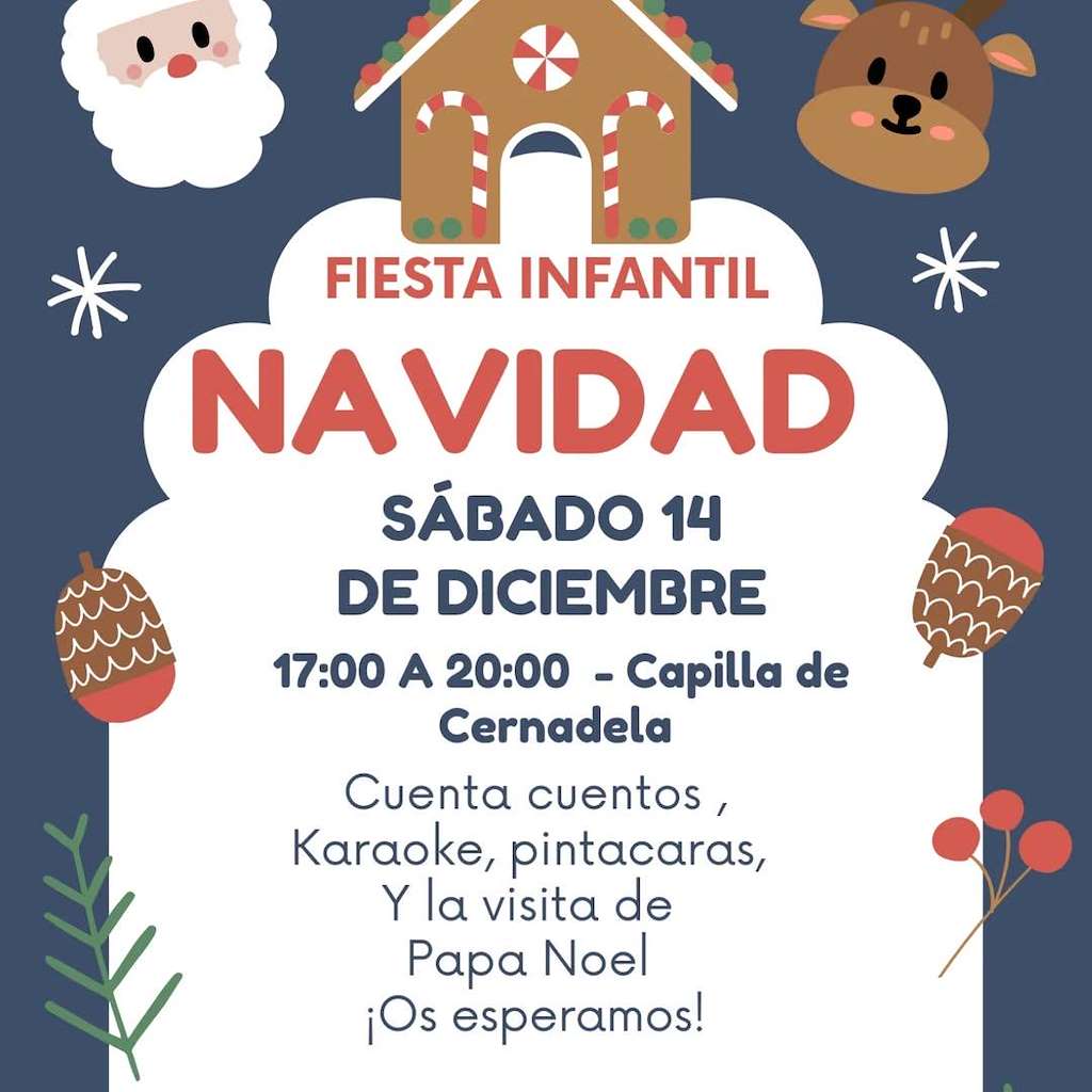 Fiesta Infantil de Navidad de Cernadela en Mondariz