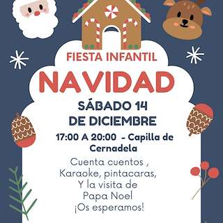 Fechas, información, programa, cartel, imágenes, mapa y ubicación de Fiesta Infantil de Navidad de Cernadela  en  Mondariz