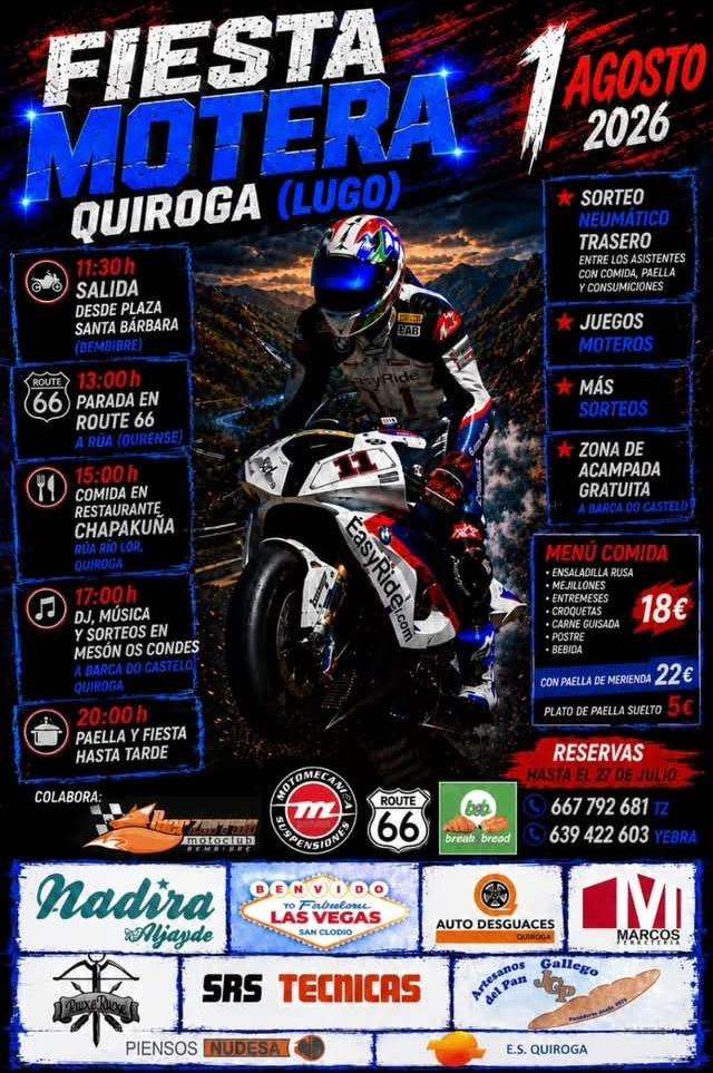 Fiesta Motera (2026) en Quiroga